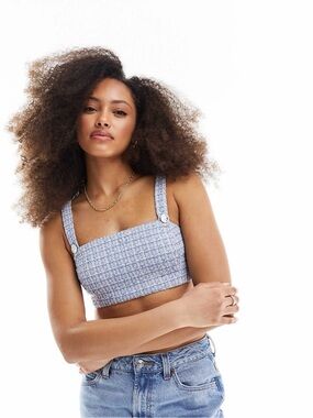 NWT ASOS Tweed tank top